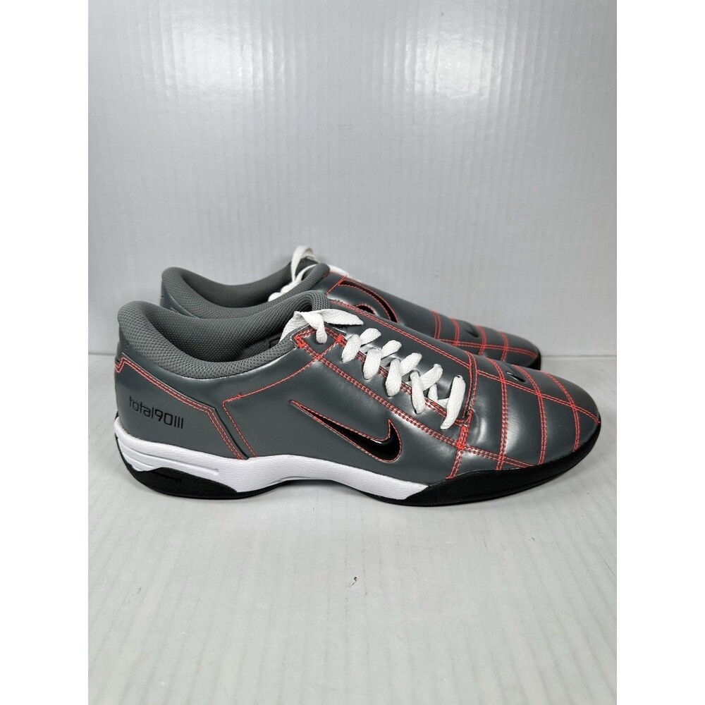 Size 11.5 Nike TOTAL 90 Men's Smoke Grey HQ2851-003 Soccer Sneakers Shoe NEW